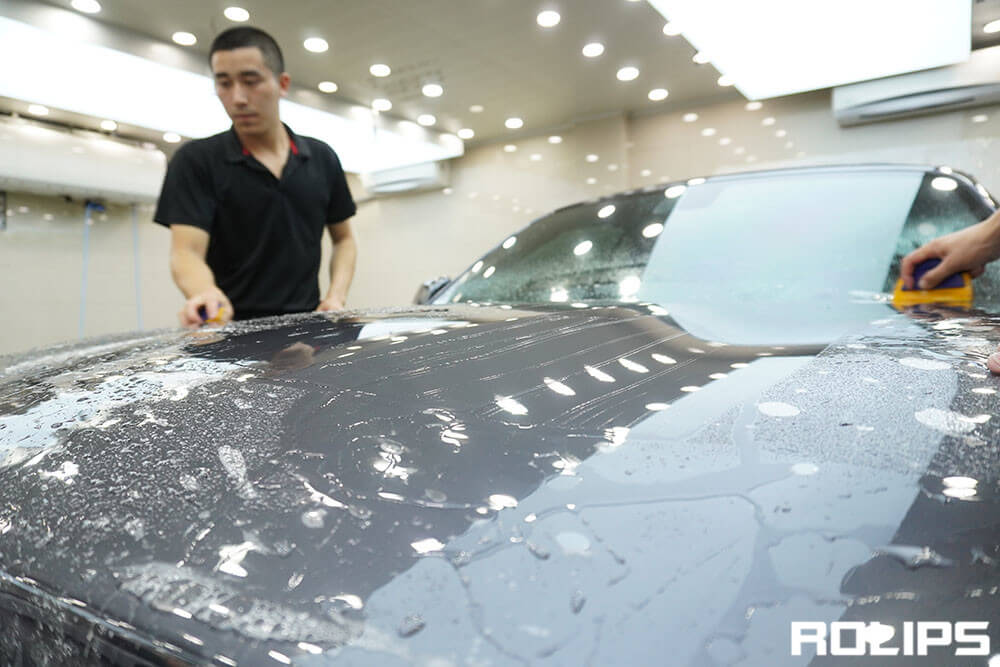 車衣怎么貼？汽車貼車衣詳細步驟流程教程（8）