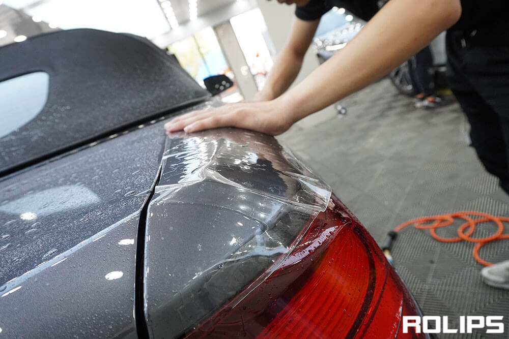 車衣怎么貼？汽車貼車衣詳細步驟流程教程（5）