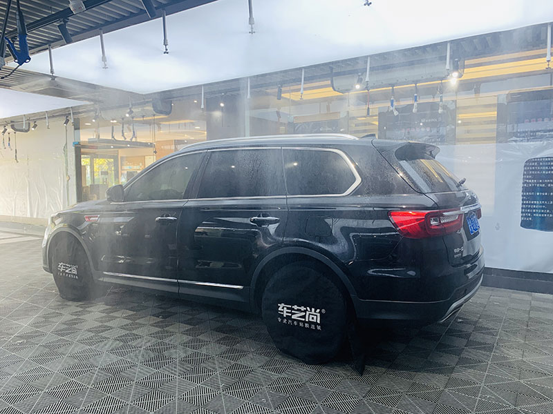 ?紅旗HS7羅利普斯RS90隱形車(chē)衣施工